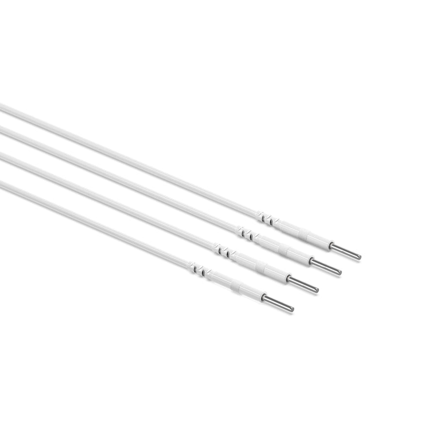 KONGZEE two-pack of standard 2 mm TENS and EMS replacement lead wires